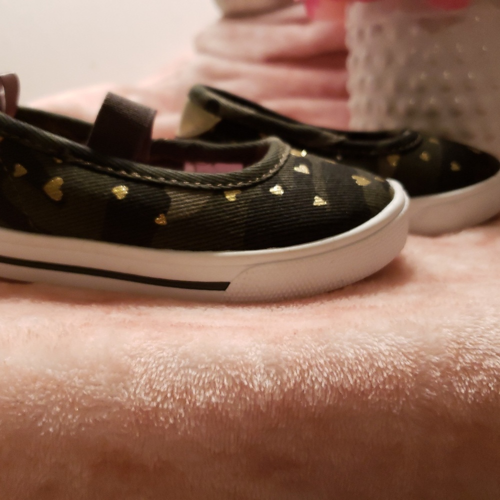 Carter's Toddler Camo Heart Slip on